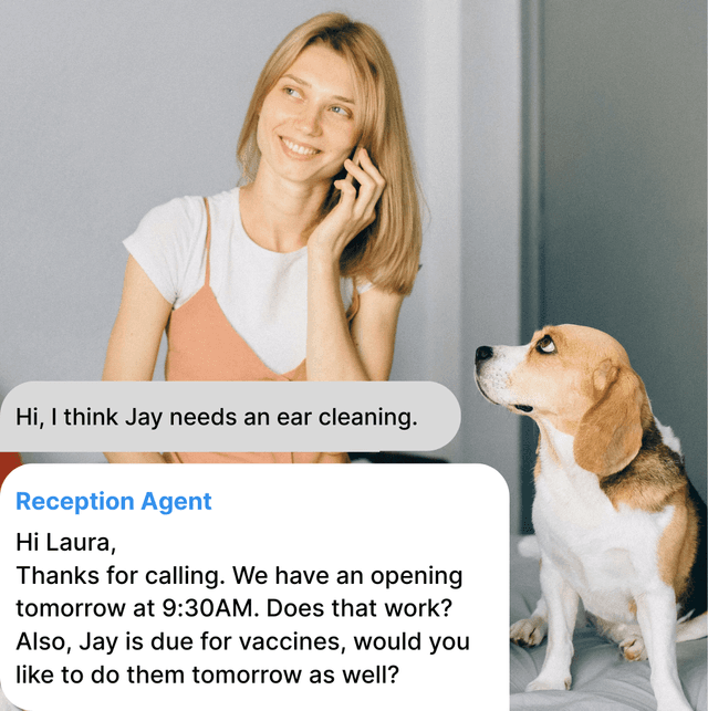 Reception Agent - Scheduling Interface